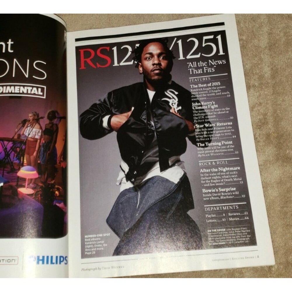 ROLLING STONE magazine december 2015 STAR WARS cover - Picture 2 of 2
